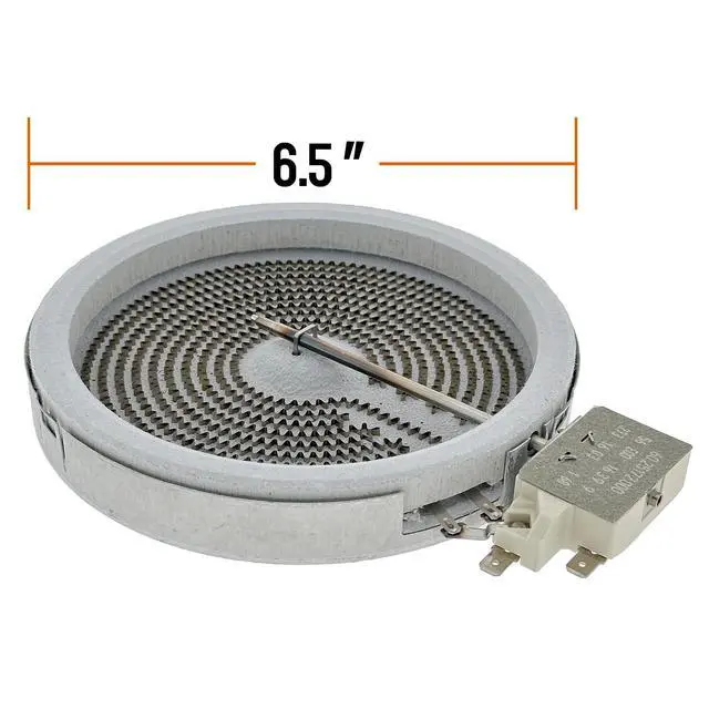 Alt view image 2 of 5 - 6" Radiant Surface Element Compatible with Whirlpool W10823704