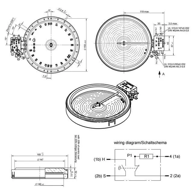 Alt view image 5 of 5 - 6" Radiant Surface Element Compatible with Whirlpool W10823704
