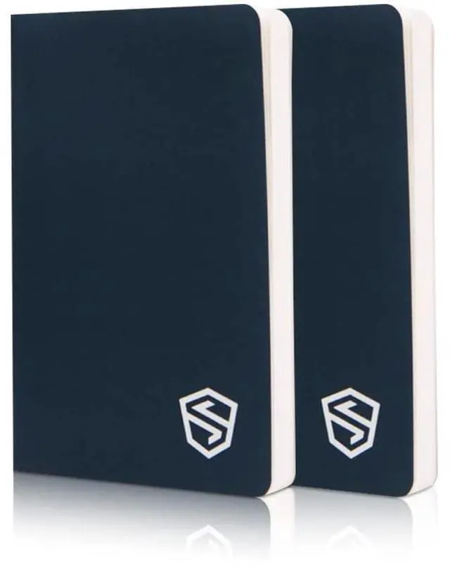 Main image of Stonebook World's Most Secure Crypto Password Notebook | Seed Phrase and Private Key Cold Storage method | Premium Water-Resistant Paper | 5.5" x 3.5" | Pack of 2
