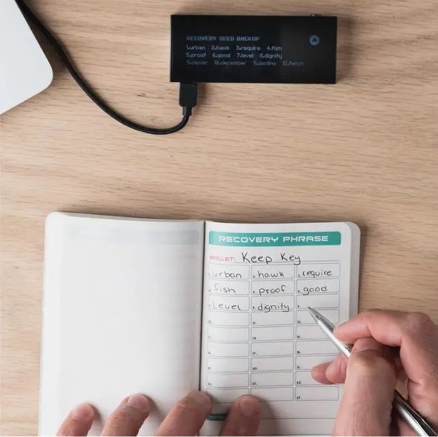 Alt view image 2 of 7 - Stonebook World's Most Secure Crypto Password Notebook | Seed Phrase and Private Key Cold Storage method | Premium Water-Resistant Paper | 5.5" x 3.5" | Pack of 2