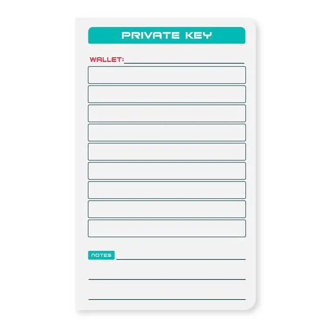 Alt view image 5 of 7 - Stonebook World's Most Secure Crypto Password Notebook | Seed Phrase and Private Key Cold Storage method | Premium Water-Resistant Paper | 5.5" x 3.5" | Pack of 2