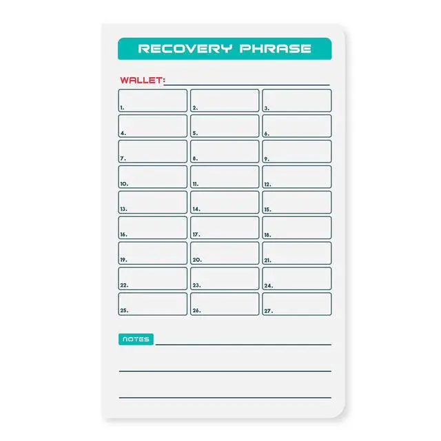 Alt view image 4 of 7 - Stonebook World's Most Secure Crypto Password Notebook | Seed Phrase and Private Key Cold Storage method | Premium Water-Resistant Paper | 5.5" x 3.5" | Pack of 2