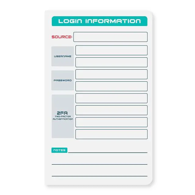 Alt view image 6 of 7 - Stonebook World's Most Secure Crypto Password Notebook | Seed Phrase and Private Key Cold Storage method | Premium Water-Resistant Paper | 5.5" x 3.5" | Pack of 2