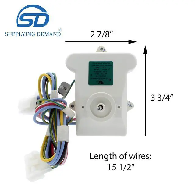 Alt view image 2 of 5 - 242219204 4546153 Refrigerator Evaporator Fan Motor Replacement