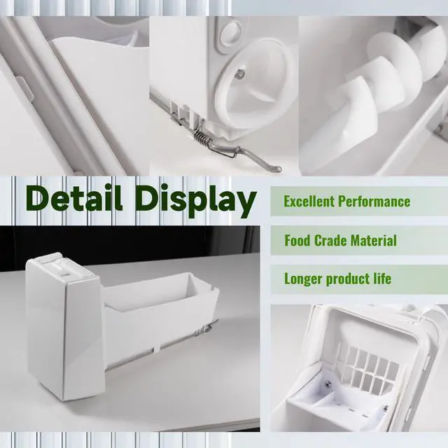 Alt view image 4 of 7 - OEM DA97-14474C DA97-14474A DA97-12604D Ice Container Compatible with SAMSUNG RF25 RF263 RF265 RF28 etc Series Refrigerators. Replaces DA97-21040A AP6034185 PS9604454 EAP9604454 PS11766800 DA63-06925A