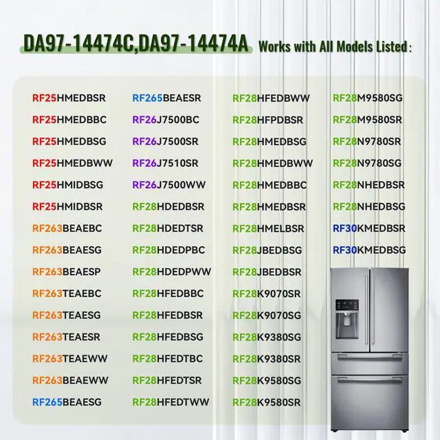 Alt view image 5 of 7 - OEM DA97-14474C DA97-14474A DA97-12604D Ice Container Compatible with SAMSUNG RF25 RF263 RF265 RF28 etc Series Refrigerators. Replaces DA97-21040A AP6034185 PS9604454 EAP9604454 PS11766800 DA63-06925A