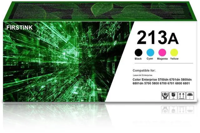 Main image of 213A Toner Cartridges Compatible with Color LJ Enterprise MFP 5800dn | High Yiled 213A W2130A Replacement for Color LJ Enterprise 5700dn 6701dn 6801dn 5700 5800 6700 6701 6800 6801 Printer
