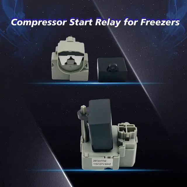 Alt view image 4 of 6 - 297237702 Compressor Start Relay for Freezers
