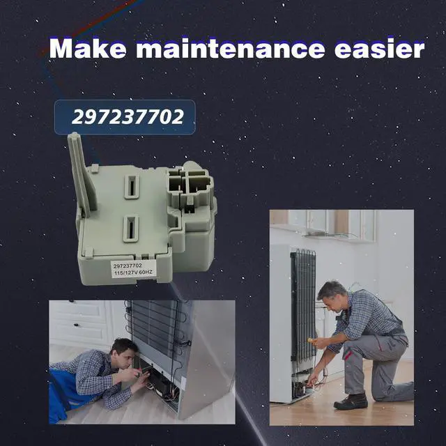 Alt view image 3 of 6 - 297237702 Compressor Start Relay for Freezers