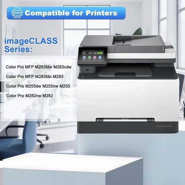 Alt view image 2 of 7 - 206X Toner Cartridges 4 Pack High Yield Replacement for HP 206A W2110A 206X W2110X Compatible with Color Laser Jet Pro MFP M255dw M283fdw M283cdw M255nw Printer (B/C/Y/M Color)
