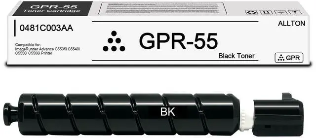 Main image of GPR-55 GPR55 Black Toner Cartridge GPR-55 0481C003AA Black Toner Replacement for Canon imageRunner Advance C5535i C5540i C5550i C5560i Printer(1-Pack)