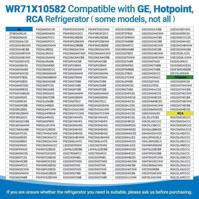 Alt view image 3 of 7 - WR71X10582 WR71X10262 Refrigerator Glass Shelf Compatible With GE, Hotpoint, RCA Fridge, Tempered Glass Shelf Replacement WR71X10288, WR71X10357, PD00040025, 1093120, AP3672563, PS967134, EAP967134