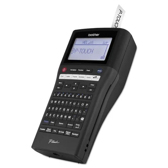Alt view image 2 of 3 - P-touch, PTH500LI, PC-Connectable Label Maker, Rechargeable Portable Labeler, One-Touch Formatting, Vivid Bright Display, Black