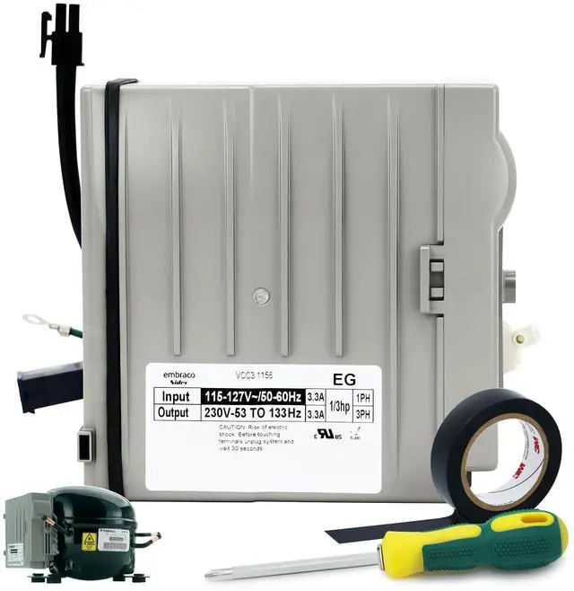 Main image of W10186719 Refrigerator Inverter Board for Whirlpool Kenmore & Other Models | Energy-smart Fridge Inverter Board Fixes Compressor Noise & Cooling Errors, Easy DIY Repair, Replaces W10893917 W10285954