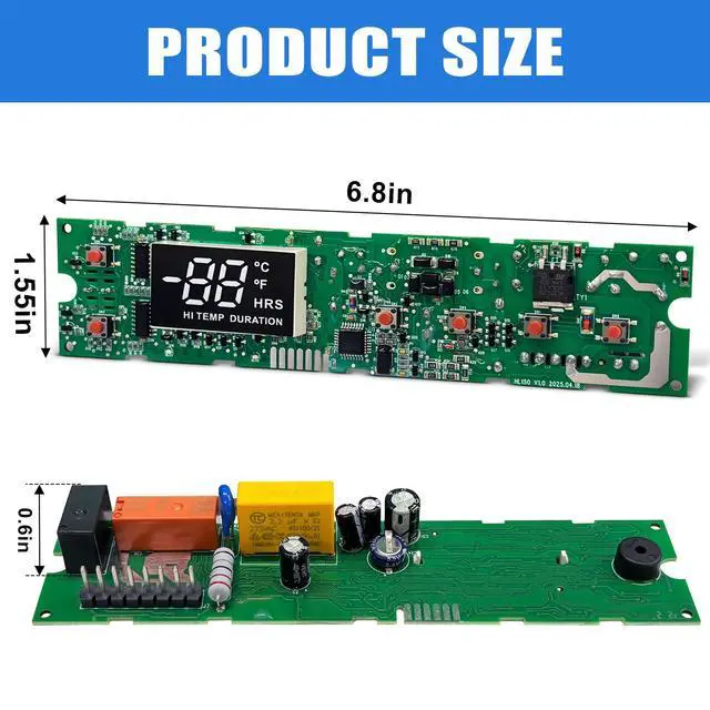 Alt view image 2 of 6 - 297235200 Compatible with Frigidaire Electrolux Control Board 297241900 297241901