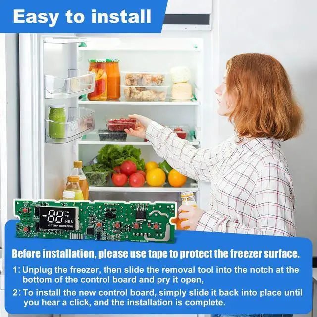 Alt view image 5 of 6 - 297235200 Compatible with Frigidaire Electrolux Control Board 297241900 297241901