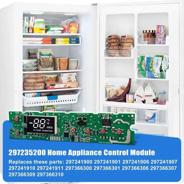 Alt view image 3 of 6 - 297235200 Compatible with Frigidaire Electrolux Control Board 297241900 297241901