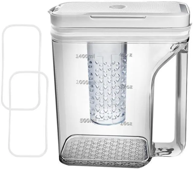Main image of DA97-17395B Refrigerator Water Pitcher Compatible With Samsung Reservoir | Fridge Water Reservoir NO leak, Fridge Reservoir Fits RF28R7351SR RF28R7351SG Water Pitcher Reservoir Tank (Double sealing)