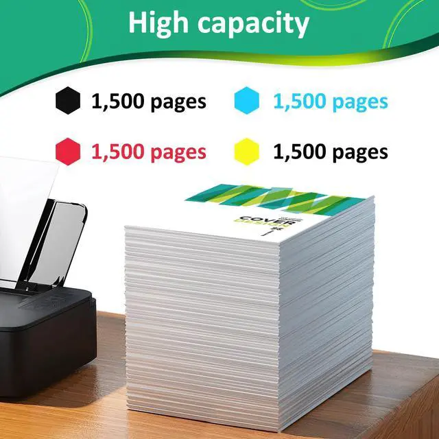 Alt view image 4 of 7 - for Lexmark MC3224 Toner Cartridge (with Chip),1.5K Pages High Cartridge C3210K0 C3210C0 C3210M0 C3210Y0 Compatible C3224 MC3224 C3326 MC3326 C3426 Printers,Replaceable C320010 Ink Cartridge (4 Pack)