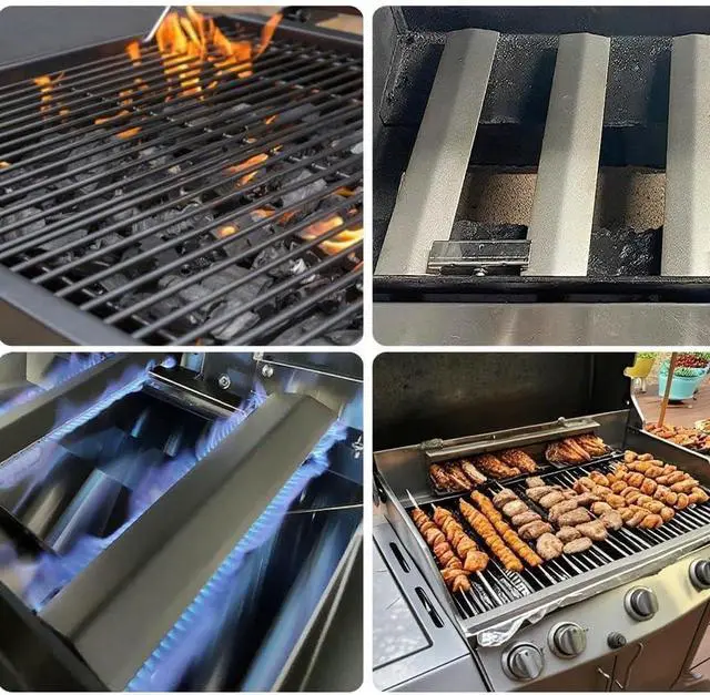 Alt view image 6 of 6 - SA652Z (4-Pack) 16 Inch Heavy Duty 304 Stainless Steel Grill Burner Bull Grill Replacement Parts and Bull Grill Parts for Bull and for Cal Flame