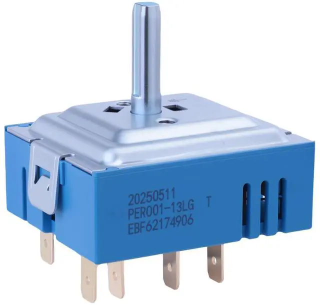 Main image of PER001-13LG Surface Element Control Switch for LG Electric Stove | Burner Infinite Switch Compatible with LG Electric Range, Replaces PER001-13S T, EBF62174901, EBF62174906
