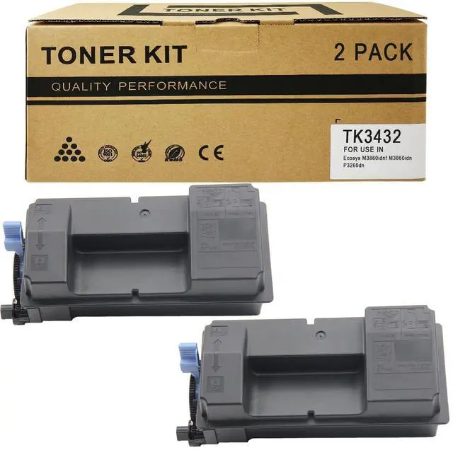 Main image of TK3432 Compatible for Kyocera ECOSYS MA5500ifx PA5500x Printer for Kyocera TK-3432 TK3432 Toner 2 Pack