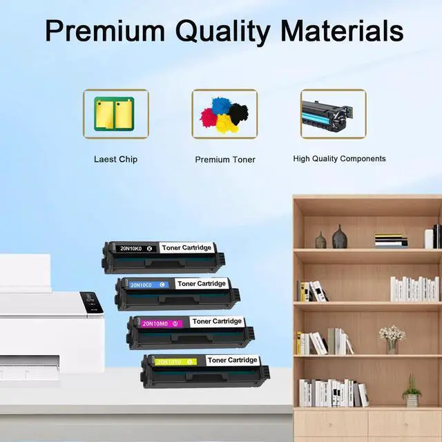 Alt view image 3 of 7 - 20N10K0 20N10C0 20N10M0 20N10Y0 Toner Cartridge Use for CS331 CS331dw CX331 CX331adwe CS431 CX431 Printers (4-Pack)