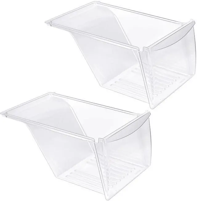 Main image of 2 PACK Upgrade 240337103 Refrigerator Crisper Drawer Replacement | for Frigidaire Kenmore Refrigerator Drawer Replacement, Frigidaire Drawer Replacement for AP2115741, 240337100, 240337102