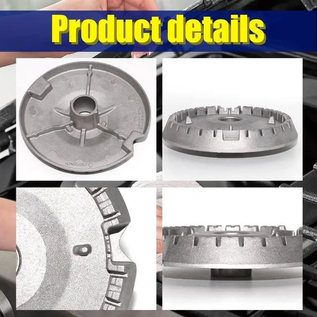 Alt view image 5 of 6 - Gas Range Surface Burner Base Replacement for Whirlpool Cooktop Stove | WPW10256028 Burner Base Replacement for Whirlpool Gas Range Cooktop, Replaces W10256028 Surface Burner Head Base