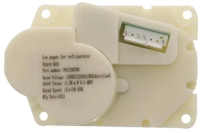 Alt view image 2 of 6 - W11202789, W11117906 AP6327333, PS12349163 Ice Bin Auger Motor Compatible With Whirlpool Refrigerator (Models: 7KR, 7KS, GSC, KRS And More) W11117906