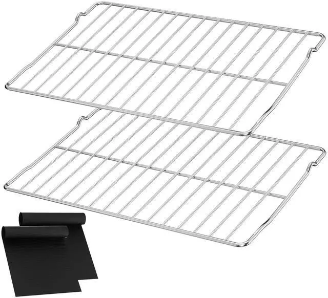 Main image of 316496201 Heavy Duty Stove Oven Rack for Frigidaire Oven Rack Replacement | 24.2" X 16" Stove Wire Shelf Frigidaire Range/Stove/Oven Rack 316496201,Kenmore Induction Stove Oven Racks,Stainless Steel