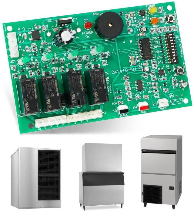 Main image of 2A1410-01 2A1410-02 Ice Maker Control Board, Fit for Hoshizaki Ice Maker Machine Control Board, Compatible with Ice Machine KM250 KM450 KM500 KM500MAFE KM630 KM1200 KM1300, etc
