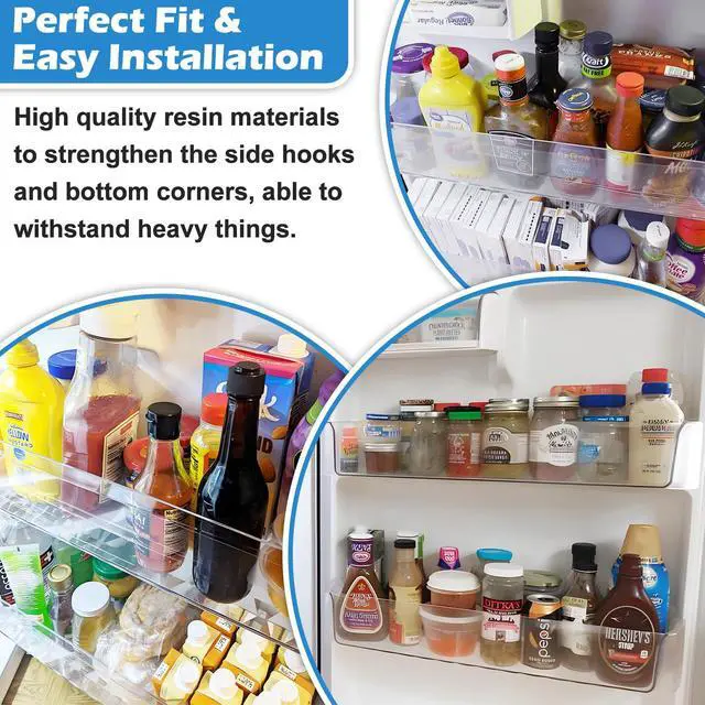 Alt view image 5 of 7 - UPGRADED MAN62570401 Refrigerator Door Bin Compatible with LG Kenmore Refrigerator Door Shelf Replacement, LTCS20220B LTCS20220S LTCS20220W LTCS20020 Fridge Refrigerator Door Basket Shelves Part