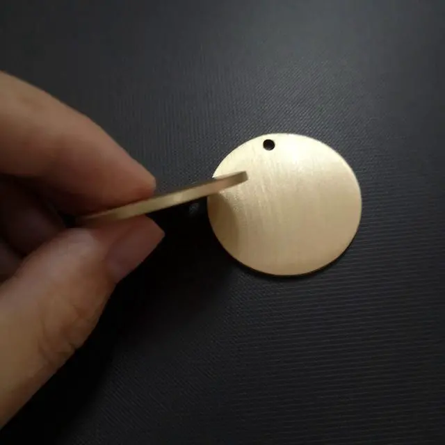 Alt view image 4 of 5 - Numbered Brass Tags (1-50), 1.37"DIA (3.5cm), 50 Tags