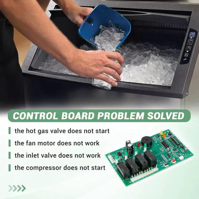 Alt view image 5 of 6 - 2A1410-01 2A1410-02 Ice Maker Control Board, Fit for Hoshizaki Ice Maker Machine Control Board, Compatible with Ice Machine KM250 KM450 KM500 KM500MAFE KM630 KM1200 KM1300, etc