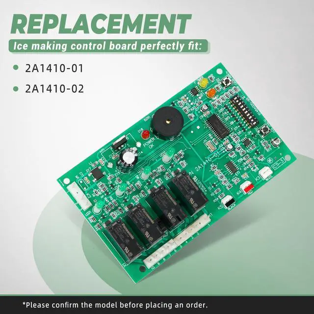 Alt view image 4 of 6 - 2A1410-01 2A1410-02 Ice Maker Control Board, Fit for Hoshizaki Ice Maker Machine Control Board, Compatible with Ice Machine KM250 KM450 KM500 KM500MAFE KM630 KM1200 KM1300, etc