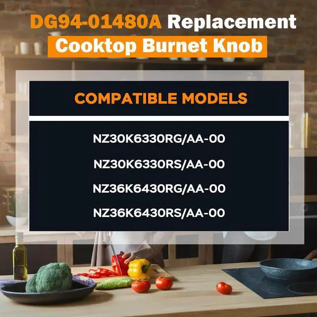 Alt view image 3 of 7 - 5 Pcs DG94-01480A for Samsung Stove Knob Replacement Parts, Compatible with Samsung Smart Electric Cooktop Burner NZ36K6430RG/AA-00,NZ30K6330RG/AA-00,NZ30K6330RS/AA-00,NZ36K6430RS/AA-00