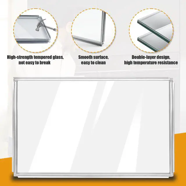 Alt view image 4 of 7 - WB56X22160 WB55T10154 Range Oven Inner Door Glass Compatible with GE Range/Electric Oven/Wall Oven, Double-Layer Glass, Replacement Part Number: WB56T10152, WB55T10191, WB56X26391, 3379163