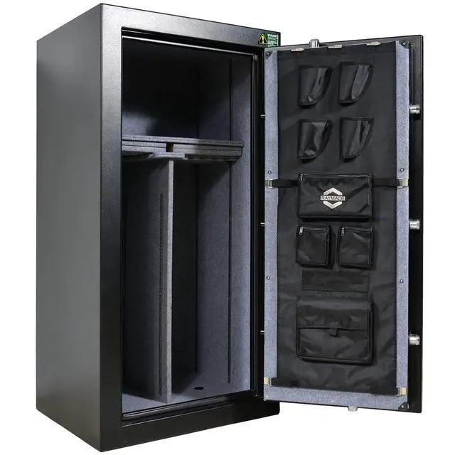Alt view image 6 of 7 - Gun Safe Door Panel Organizer 16.5W*47H, Adjustable Width to 22 inch, Pistols and Documents Storage Solution