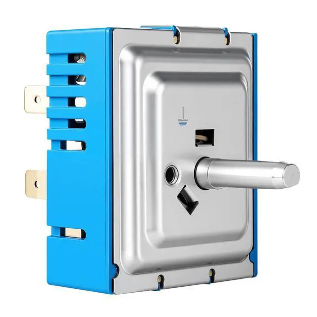 Alt view image 4 of 7 - EBF62174906 Infinite Control Switch for LG Electric Range Oven Surface Element Replacement PER001-13LG PER001-13S T EBF62174902 EBF62174904