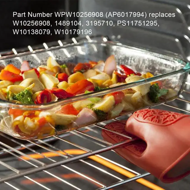 Alt view image 4 of 7 - W10256908 Oven Rack 23.92 x 15.7'' Replace AP4411894, 3195710, W10138079, W10179196, Oven Racks Replacement Compatible with Whirlpool Range Oven Stove Jenn-Air Range Stove 304 Stainless Steel (2 Pack)