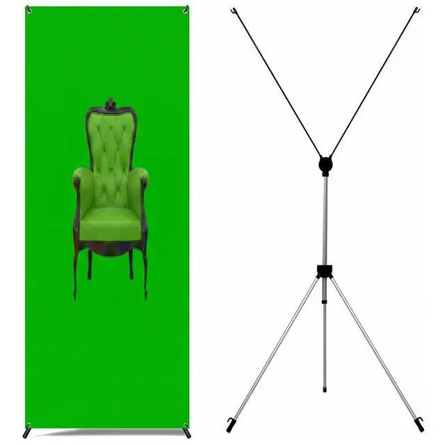 Alt view image 2 of 7 - Premium X Banner Stand 24"*72" Perfect for Restaurant and Store Display with Portable Travel Bag (24"*72") STAND ONLY (4 Units)