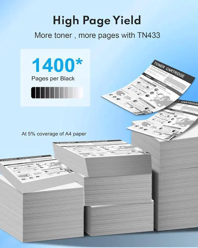 Alt view image 3 of 7 - TN223BK Black Toner Cartridge 2 Pack Replacement for Brother TN223, Compatible with Brother MFC-L3770CDW L3710CW L3750CDW and HL-L3210CW L3230CDW Printers