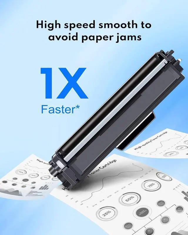 Alt view image 5 of 7 - TN223BK Black Toner Cartridge 2 Pack Replacement for Brother TN223, Compatible with Brother MFC-L3770CDW L3710CW L3750CDW and HL-L3210CW L3230CDW Printers