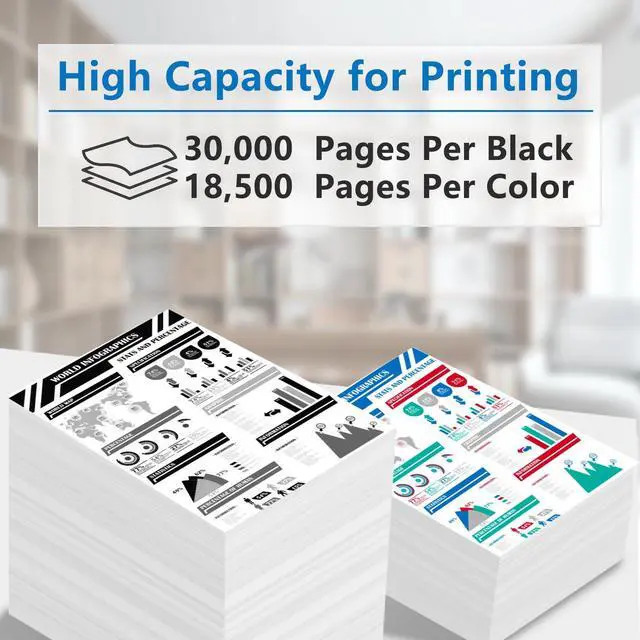 Alt view image 3 of 6 - MP C3503 MP C3003 Toner Cartridge Compatible for Ricoh Lanier Savin MP C3003 C3004 C3503 C3504 C3003 C3004ex Series Printer 841813 841816 841815 841814 Black Cyan Magenta Yellow