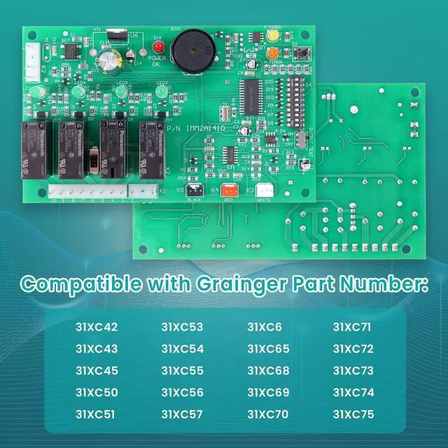 Alt view image 4 of 7 - Upgrade 2A1410-01 2A1410-02 Ice Machine Control Board Compatible Replacement for Hoshizaki KM Series (KM1300, KM1200, KM500, KM450, KM250) & More Plug-and-Play, Direct Fit