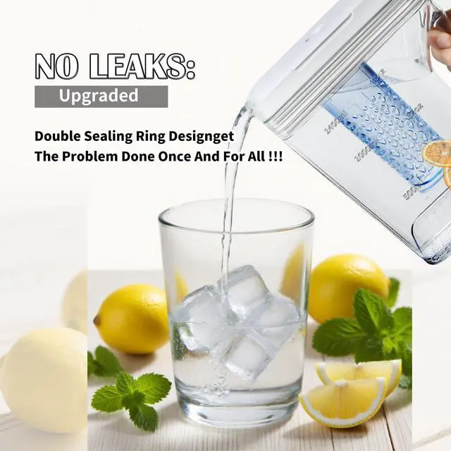 Alt view image 4 of 7 - DA97-20587B Refrigerator Water Pitcher for Samsung Fridge Water Pitcher | Upgraded Water Tank Compatible With Samsung Fridge RF28T5021SR, RF28T5021SG, Double Sealing Fridge Water Reservoir, No Leak
