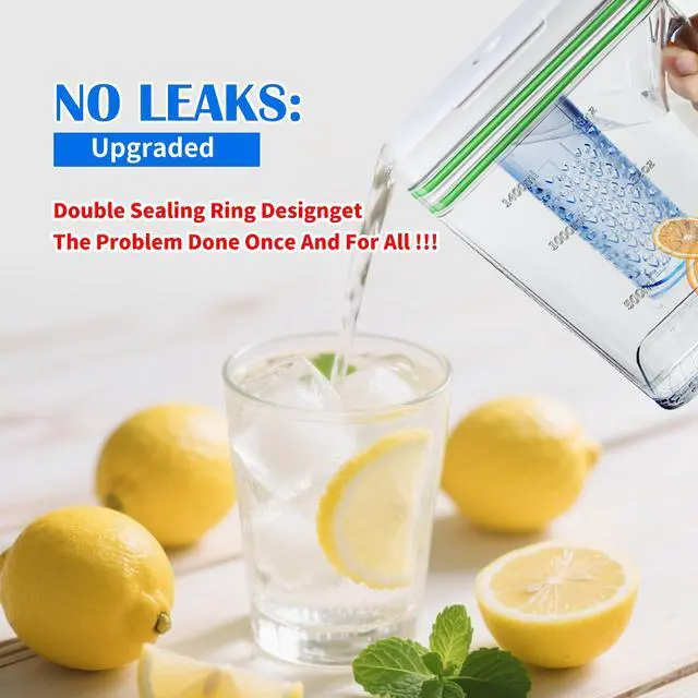 Alt view image 4 of 7 - DA97-20587B Refrigerator Water Pitcher for Samsung Fridge Water Pitcher | Upgraded Water Tank Compatible With Samsung Fridge RF28T5021SR, RF28T5021SG, Double Sealing Fridge Water Reservoir, No Leak