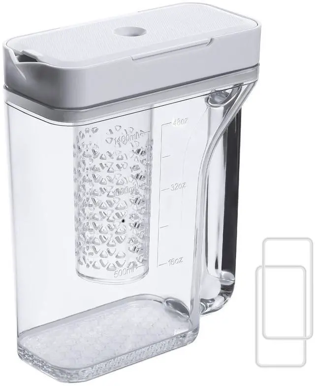 Main image of DA97-20587A Refrigerator Water Pitcher for Samsung Modes RF22R7351SR | Water Tank Assembly Compatible with Samsung Refrigerator Models RF28R7351SG RF28R7351DT RF22R7351DT RF28R6221SR