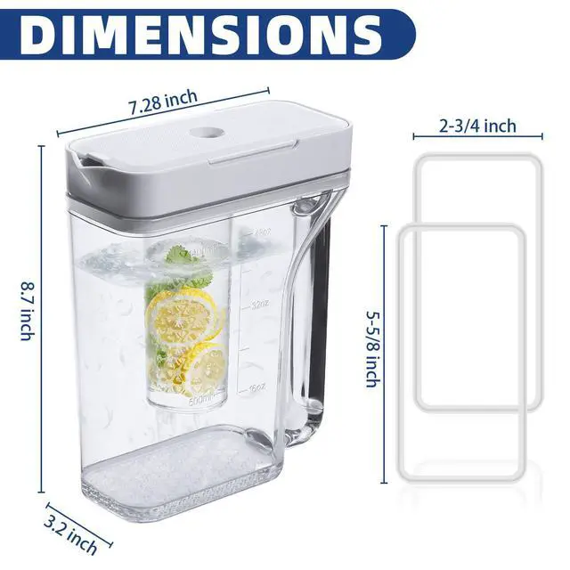 Alt view image 2 of 7 - DA97-20587A Refrigerator Water Pitcher for Samsung Modes RF22R7351SR | Water Tank Assembly Compatible with Samsung Refrigerator Models RF28R7351SG RF28R7351DT RF22R7351DT RF28R6221SR